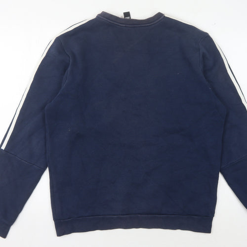 Adidas Men's Blue M Pullover Sweatshirt Logo Sports