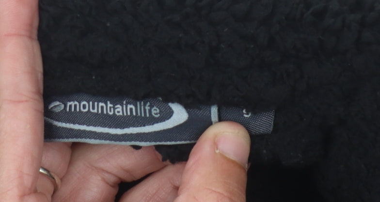 Mountainlife Unisex Black S Fleece Pullover Hoodie