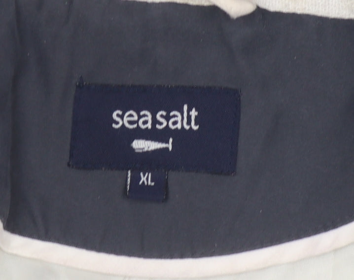 Sea Salt Women's Blue Puffer Jacket XL Casual