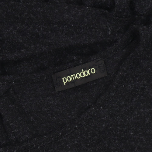 Pomodoro Women's Black Knee Length Dress Size 14