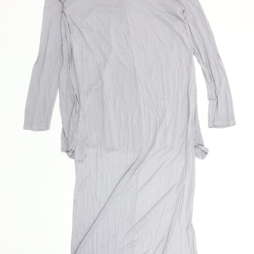 Zara Women Grey Long Asymmetric Dress Size 10