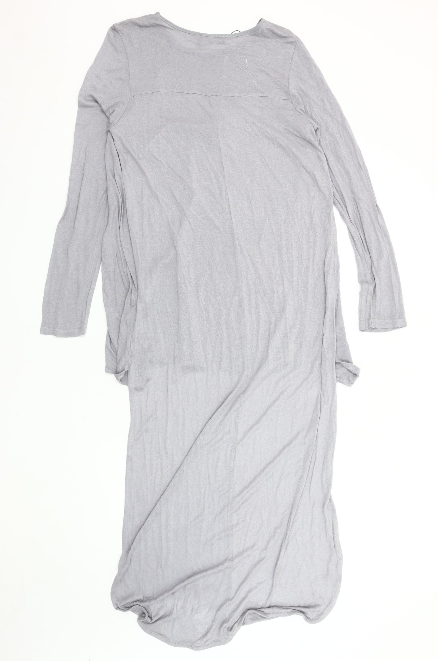 Zara Women Grey Long Asymmetric Dress Size 10