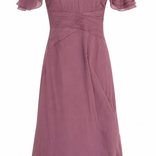 ASOS DESIGN Women’s Purple A-Line Dress, Size 8, Off Shoulder