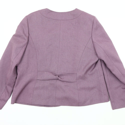 Eastex Purple Women's Blazer, Size 18, Regular Fit