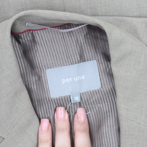 Per Una Women's Beige Blazer, Size 10, Regular Fit