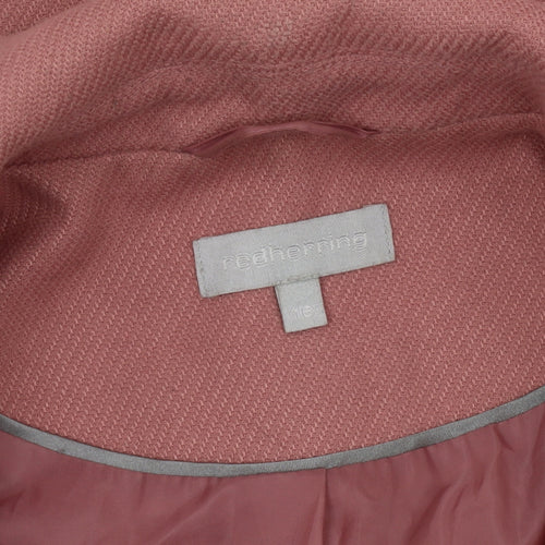 RedHerring Women's Pink Overcoat Size 16