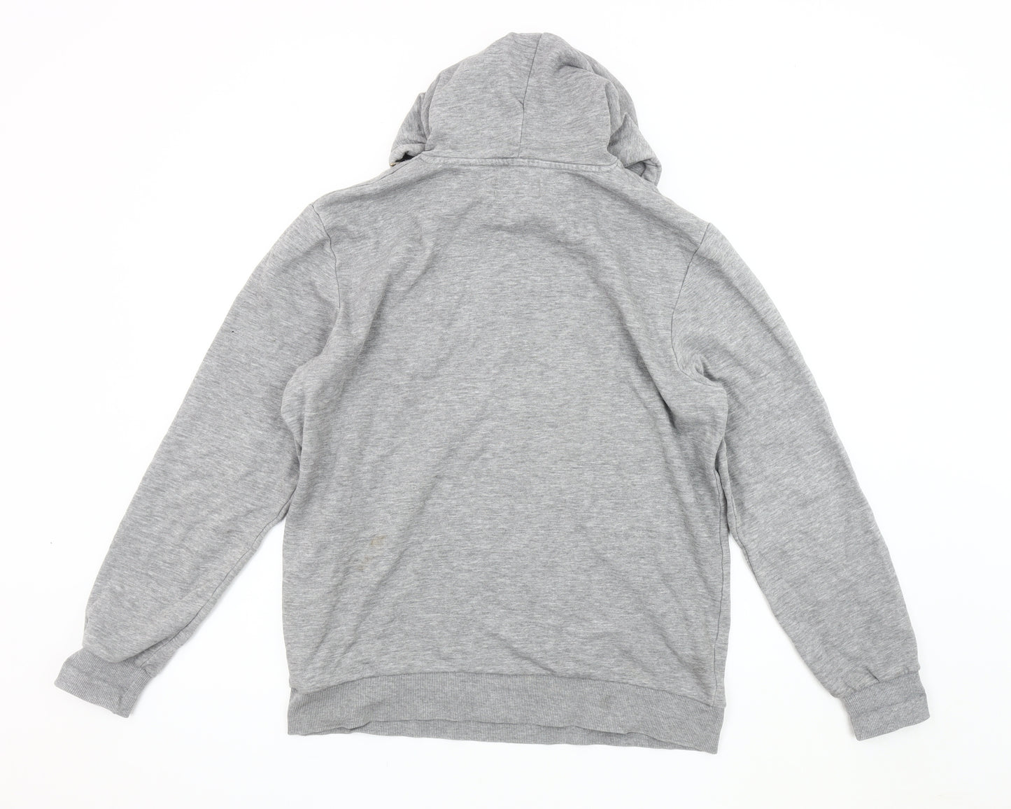 Stock & Hank Men's Grey L Pullover Hoodie Vintage Style