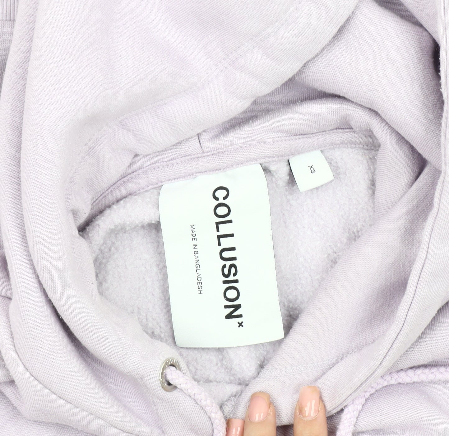 Collusion Women's Purple XS Pullover Hoodie