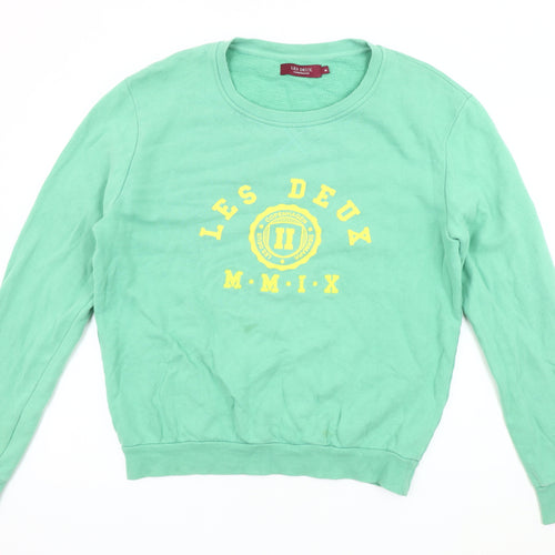 Les Deux Men's Green Pullover Sweatshirt M