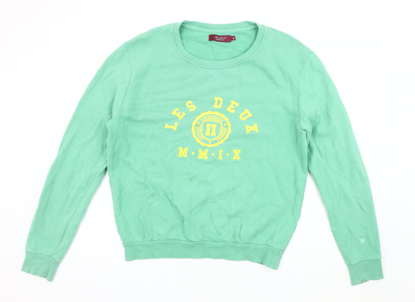 Les Deux Men's Green Pullover Sweatshirt M