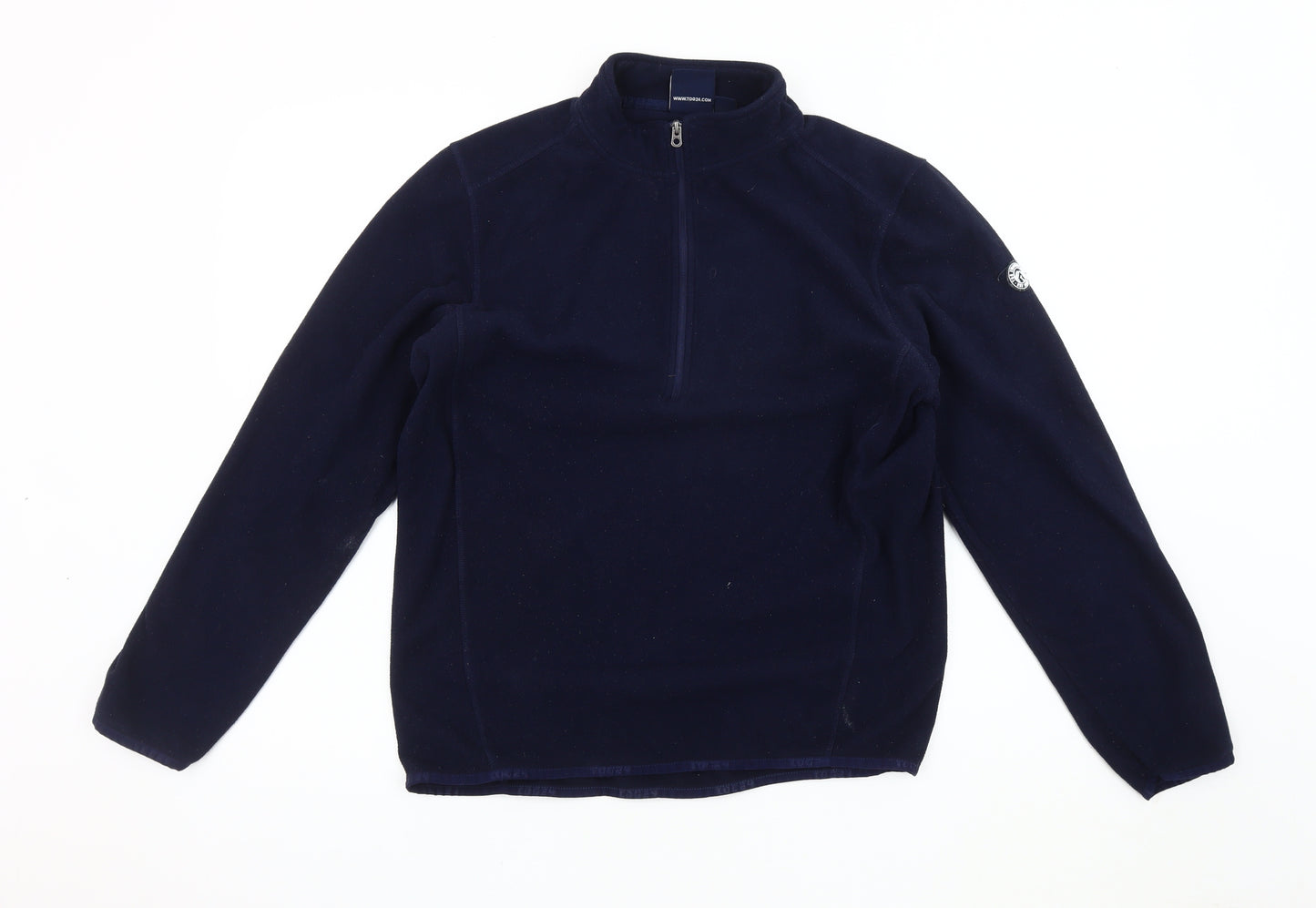 TOG TWENTY FOUR Men's Blue Fleece Pullover M