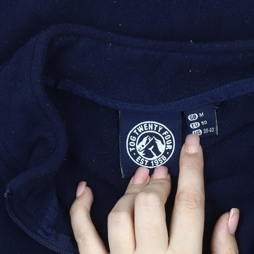 TOG TWENTY FOUR Men's Blue Fleece Pullover M