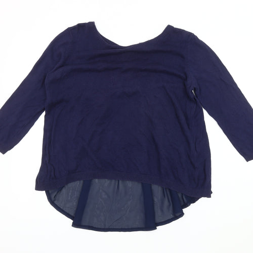 Vero Moda Women's Blue Cardigan, Size M, 3/4 Sleeve