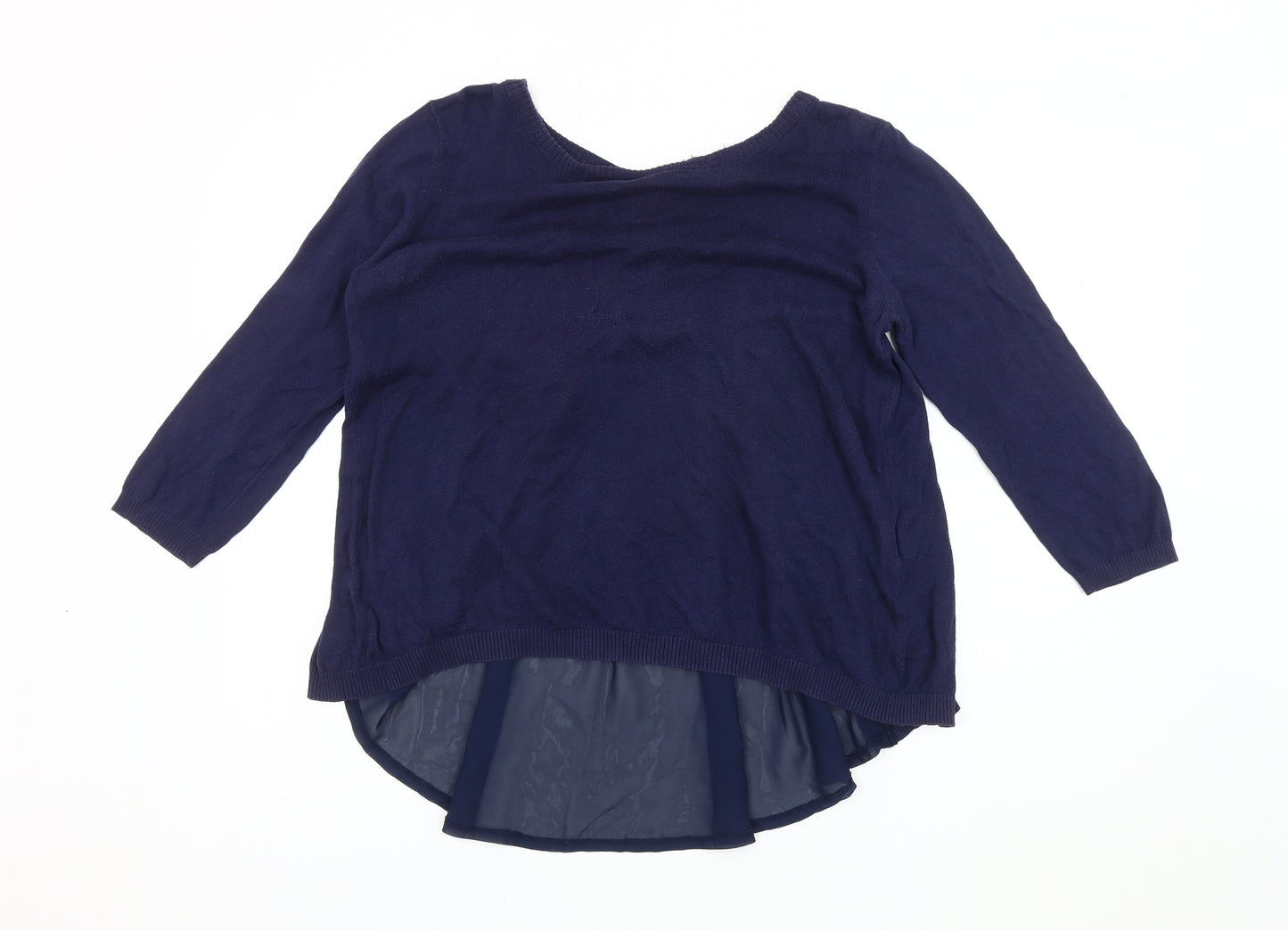 Vero Moda Women's Blue Cardigan, Size M, 3/4 Sleeve