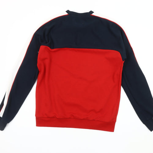 Max Men's Red Blue Sweatshirt S Pullover Graphic