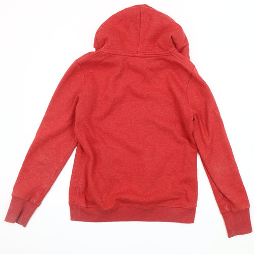Superdry Men's Red Pullover Hoodie Size L