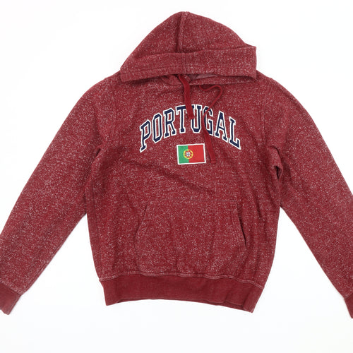 Força Portugal Men's Red Pullover Hoodie S