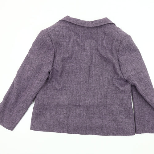 Eastex Women's Purple Blazer - Size 18