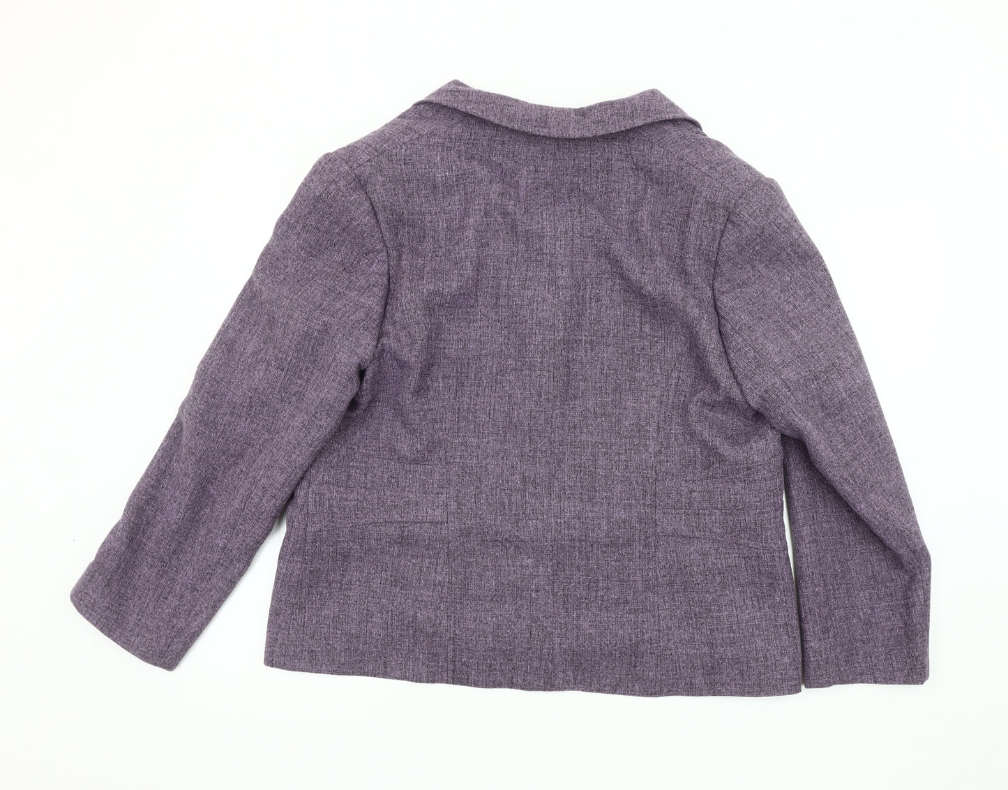 Eastex Women's Purple Blazer - Size 18