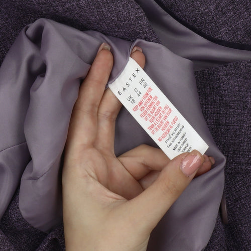 Eastex Women's Purple Blazer - Size 18