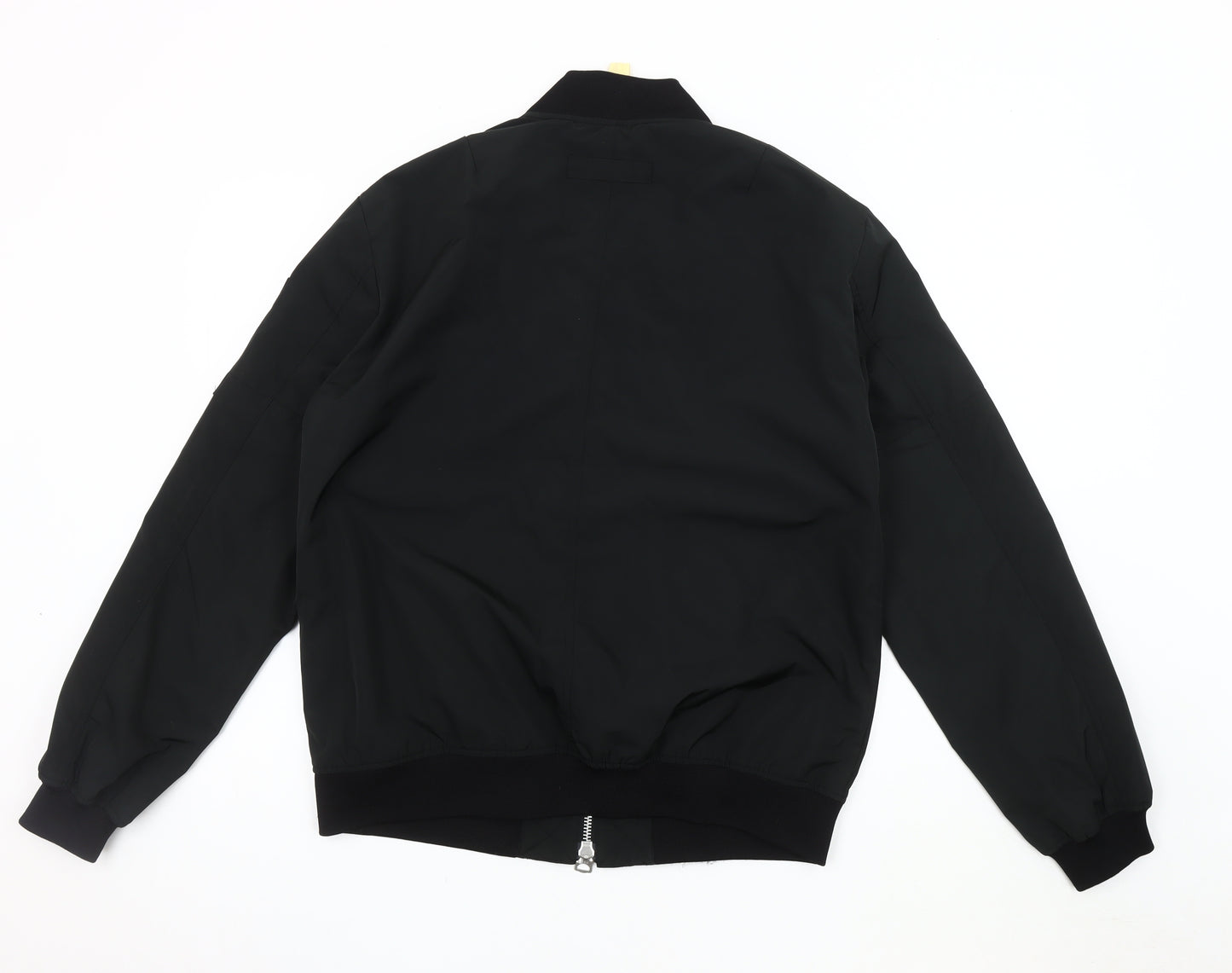 Brixtol Men's Black Bomber Jacket Medium Casual
