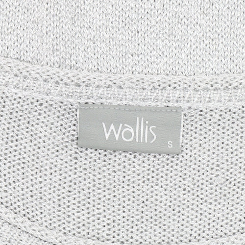 Wallis Silver Knit Pullover Jumper, Women's S