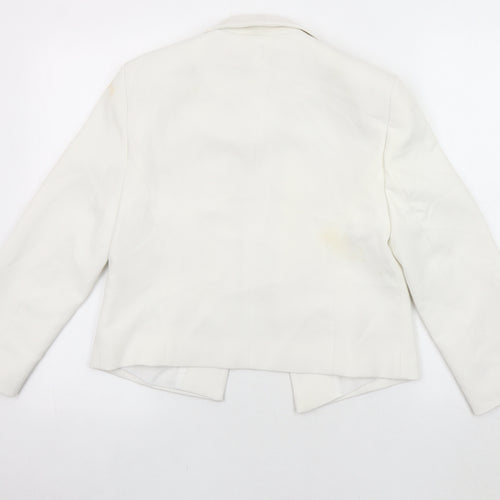 New Look Women's White Blazer Size 10