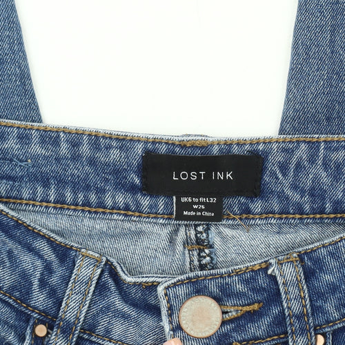 Lost Ink Women’s Skinny Jeans Blue Size 6 with Pockets
