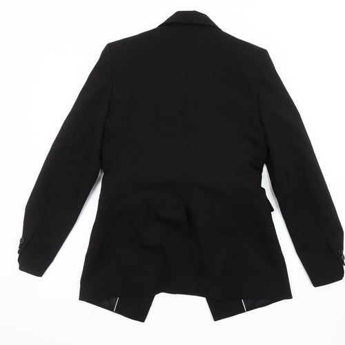 MNG Women's Black Classic Blazer, Size M, Formal