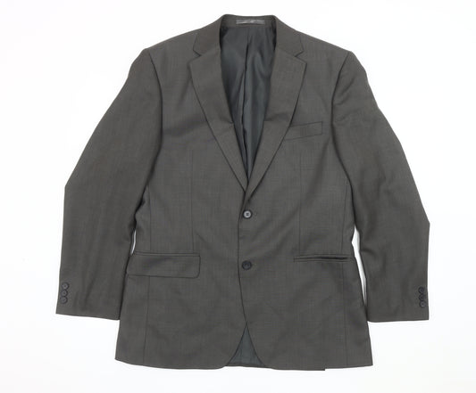 Karl Jackson Men's Grey Blazer Size 40 - Formal Wear