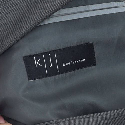 Karl Jackson Men's Grey Blazer Size 40 - Formal Wear