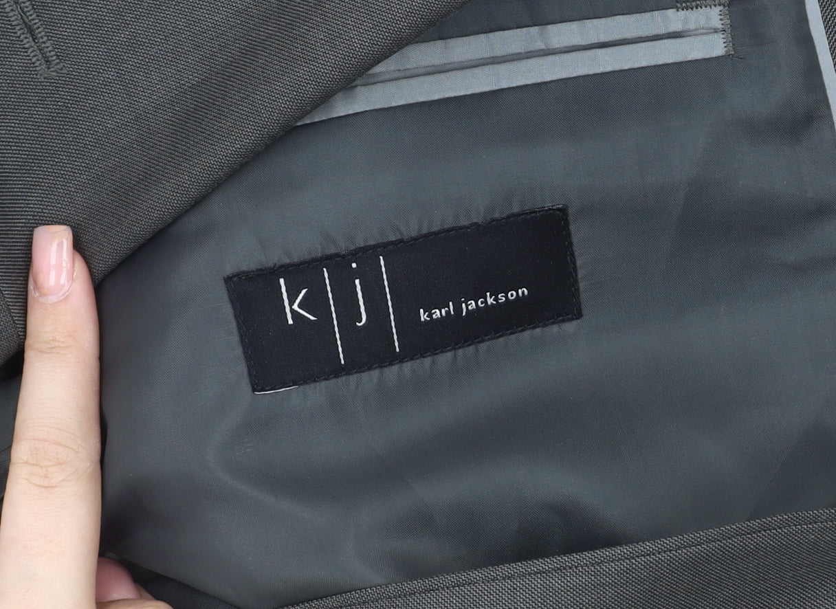 Karl Jackson Men's Grey Blazer Size 40 - Formal Wear