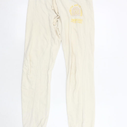 Huntington & Co Beige Unisex Jogger Trousers - Size S