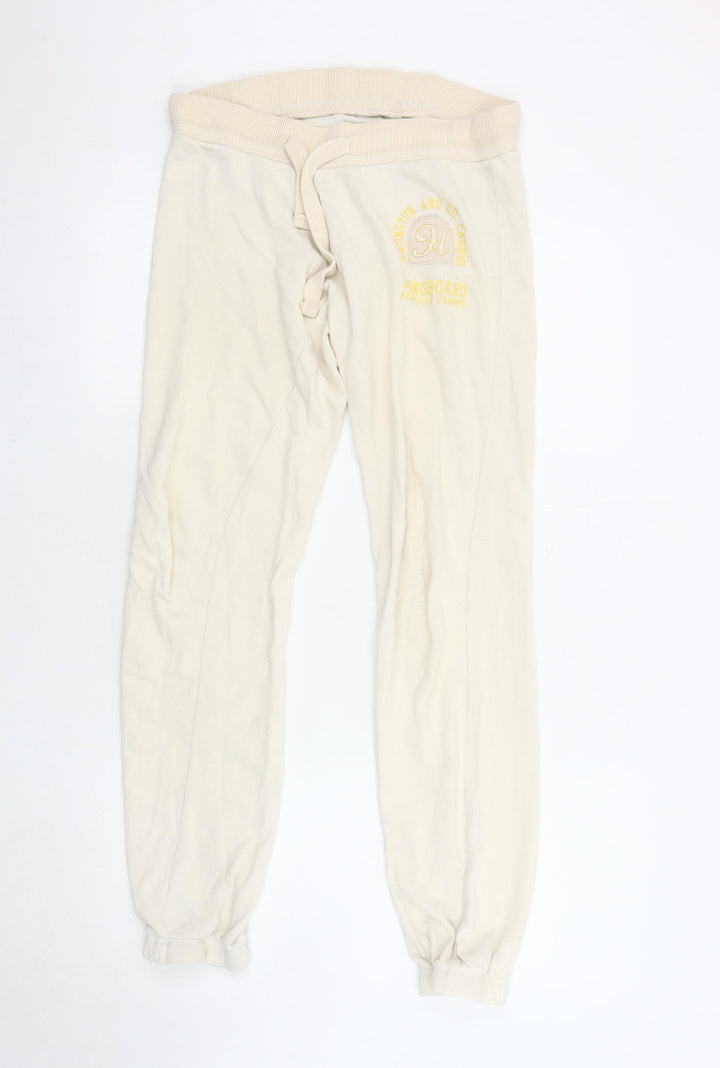 Huntington & Co Beige Unisex Jogger Trousers - Size S