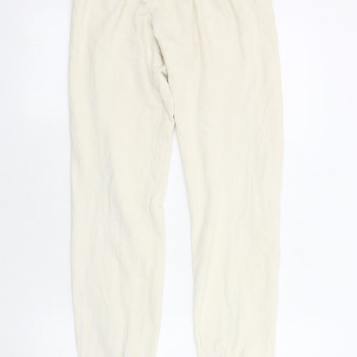 Huntington & Co Beige Unisex Jogger Trousers - Size S