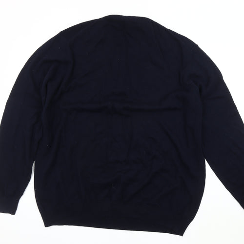 Charles Tyrwhitt Men's Black 2XL Pullover Jumper