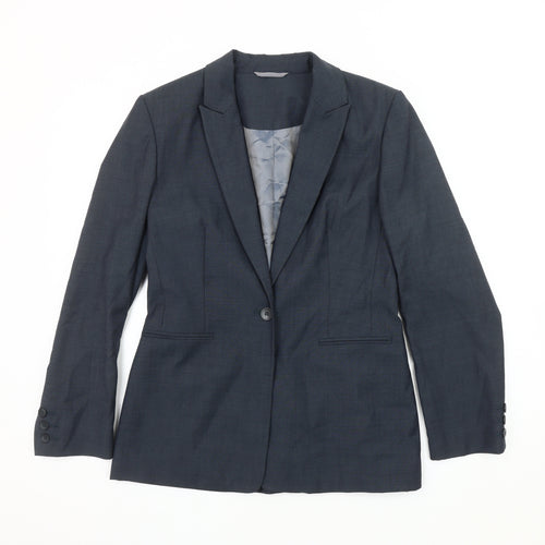 Principles Women’s Blue Single-Breasted Suit Jacket 10
