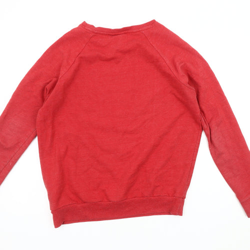 Disney Unisex Adults Red Pullover Sweatshirt M