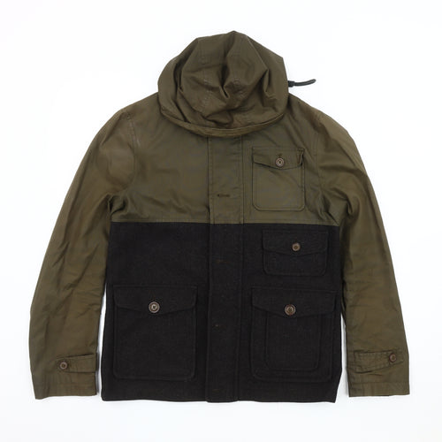 Burton Menswear Green Parka Jacket S Men