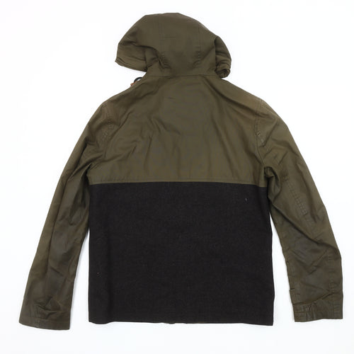 Burton Menswear Green Parka Jacket S Men