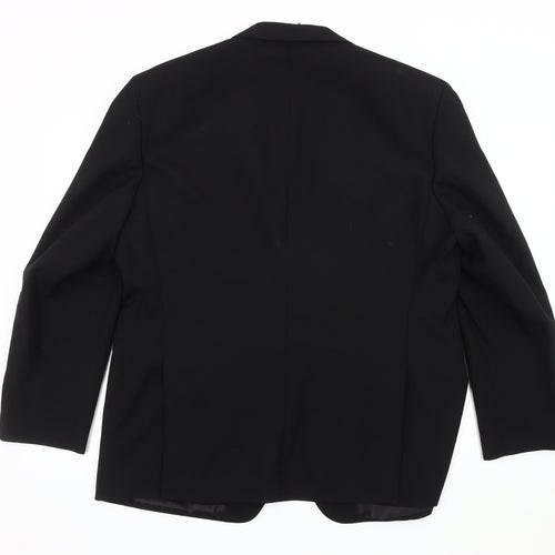 Leonards Men's Black Blazer, Size 44S, Formal Wear