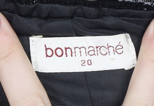 Bonmarché Women's Black Floral Skirt Size 20