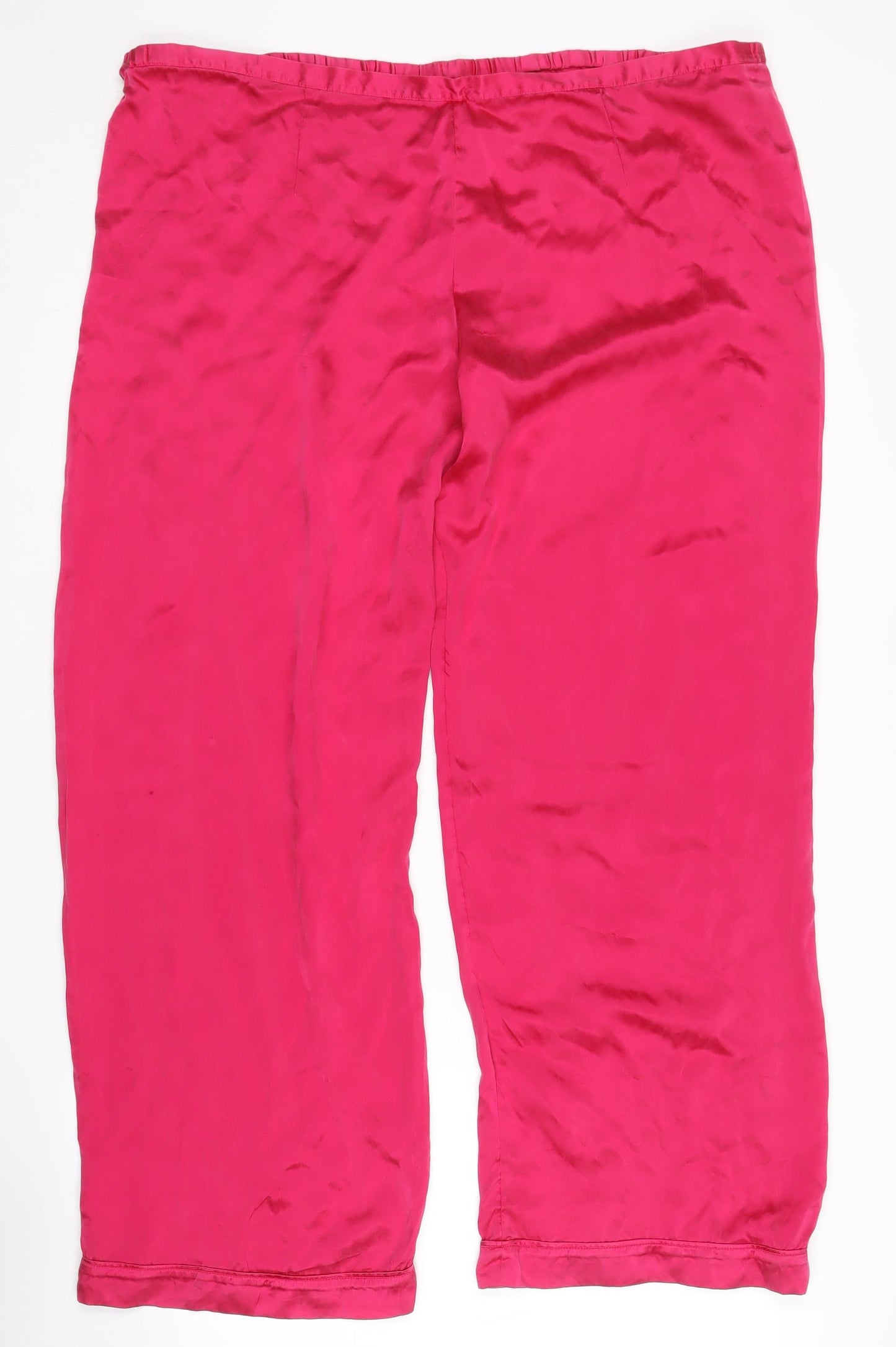 Reger Women's Pink Silk Pyjama Pants Size 16