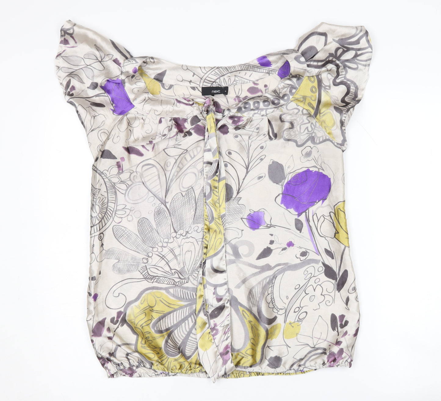 Next Women’s Floral Blouse, Multicoloured, Size 10