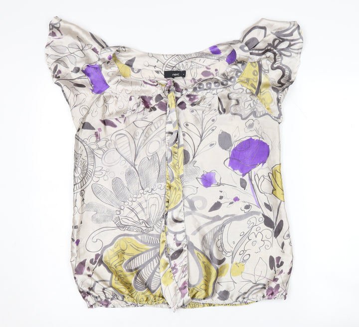 Next Women’s Floral Blouse, Multicoloured, Size 10