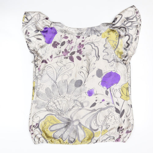 Next Women’s Floral Blouse, Multicoloured, Size 10
