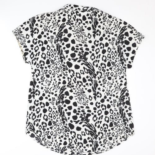 Marks and Spencer Women's Animal Print Blouse - Size 6