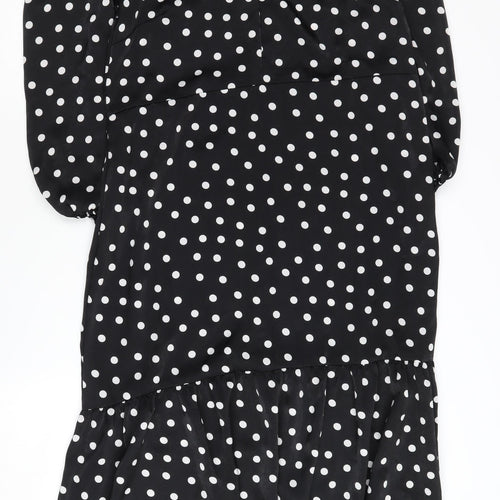 Friends Like These Women's Black Polka Dot Shift Dress