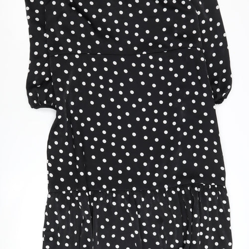 Friends Like These Women's Black Polka Dot Shift Dress