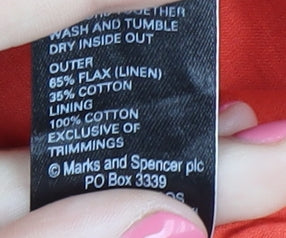 Marks and Spencer Women's Red Shift Dress Size 16